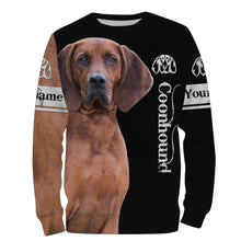 Load image into Gallery viewer, Redbone Coonhound 3D All Over Printed Shirts, Hoodie Coonhound Dog Personalized Gifts for hound Lovers FSD2998