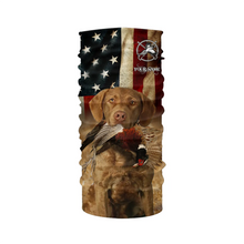 Load image into Gallery viewer, Upland bird dogs Chesapeake Bay Retriever American flag 3D All over printed Shirts FSD3870