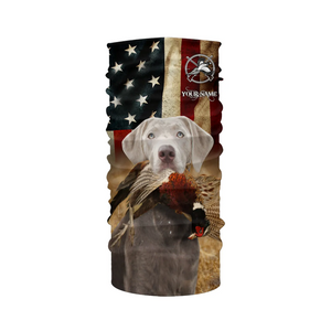 Silver Labrador Retriever Pheasant Hunting Dogs custom American flag Shirts, Hunting gifts FSD3874