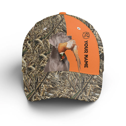 Pheasant Hunting With Dogs Custom Hat Adjustable Unisex Baseball Hat, Choose hunting dog breeds FSD3704