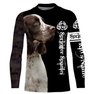 English Springer Spaniel 3D All Over Printed Shirts, Hoodie, T-shirt Springer Spaniel Dog Gifts for Dog Lovers FSD2699