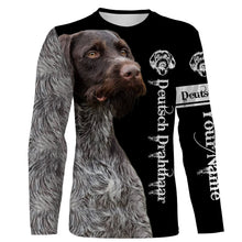 Load image into Gallery viewer, Deutsch Drahthaar Custom Name 3D All Over Printed Shirts, Hoodie, T-shirt Drahthaar Dog Gifts for Dog Lovers FSD2700