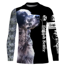 Load image into Gallery viewer, English Setter Custom Name 3D All Over Printed Shirts, Hoodie, T-shirt Setter Dog Gifts for Dog Lovers FSD2704