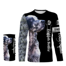 Load image into Gallery viewer, English Setter Custom Name 3D All Over Printed Shirts, Hoodie, T-shirt Setter Dog Gifts for Dog Lovers FSD2704