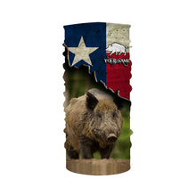 Load image into Gallery viewer, Hog Hunting Texas flag Custom Name 3D All over print Shirts - Personalized Hog Wild Boar Hunting gifts FSD3055