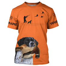 Load image into Gallery viewer, English pointer Dog Pheasant Hunting customized Name Shirts for Pheasant Hunters FSD3924