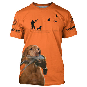 Vizsla Pheasant Hunting clothes, best personalized Upland hunting clothes, hunting gifts FSD3905