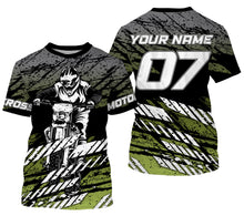 Load image into Gallery viewer, Motocross Personalized Jersey Kid Adult Long Sleeves, Dirt Bike Motorcycle Off-road Biker Racewear| NMS329