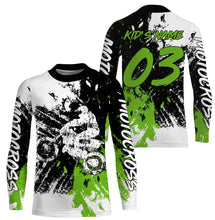 Load image into Gallery viewer, Motocross Personalized Jersey Adult Kid Long Sleeves, Dirt Bike Motorcycle Off-road Riders Racewear| NMS332