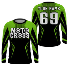 Load image into Gallery viewer, Motocross Jersey Personalized UPF30+, Motorcycle Dirt Bike Racing Shirt Off-Road Riders Racewear| NMS426