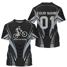 Load image into Gallery viewer, Personalized Jersey Mountain Biking Shirt Hoodie Long Sleeve| MTB Cycling Shirt for Cyclist Bike Rider JTS425