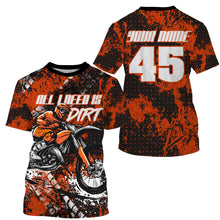 Load image into Gallery viewer, Personalized men women youth MX jersey dirt bike Motocross UV racing biker off-road long sleeves PDT207