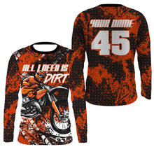 Load image into Gallery viewer, Personalized men women youth MX jersey dirt bike Motocross UV racing biker off-road long sleeves PDT207