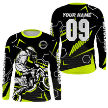 Load image into Gallery viewer, Personalized MX jersey youth men women Motocross racing shirt UPF30+ dirt bike extreme off-road PDT252