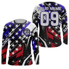 Load image into Gallery viewer, American Flag ATV Motocross Jersey Kid Men UPF30+ Quad Bike Shirt Patriotic ATV Off-Road Racing PDT571