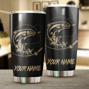 Lahontan Cutthroat Trout Fishing Tumbler Cup Customize name Personalized Fishing gift for fisherman - IPH977