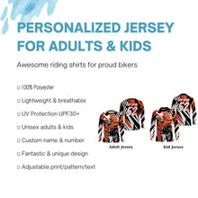 Load image into Gallery viewer, Personalized Xtreme Motocross Jersey UPF30+ Kid Adult Dirt Bike Long Sleeves MX Racing NMS1144