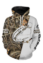 Load image into Gallery viewer, Lake Sturgeon Customized fishing tattoo camo all-over print long sleeve, T-shirt, Hoodie, Zip-up hoodie - FSA12