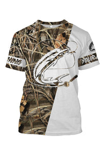 Lake Sturgeon Customized fishing tattoo camo all-over print long sleeve, T-shirt, Hoodie, Zip-up hoodie - FSA12