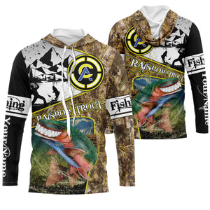 Trout fishing custom name with funny Trout ChipteeAmz's art UV protection shirts AT009