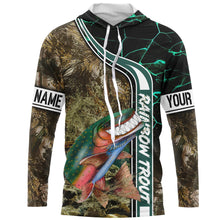 Load image into Gallery viewer, Rainbow trout fishing custom name with ChipteeAmz&#39;s art UV protection shirts AT022