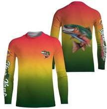Load image into Gallery viewer, Trout fly fishing custom name with funny Trout ChipteeAmz&#39;s art UV protection shirts AT010