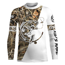 Load image into Gallery viewer, Personalized largemouth bass fishing tattoo full printing shirt, long sleeve, hoodie