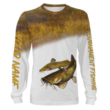 Load image into Gallery viewer, Flathead Catfish tournament fishing customize name all over print shirts personalized gift NQS207