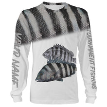 Load image into Gallery viewer, Sheepshead tournament fishing customize name all over print shirts personalized gift NQS190