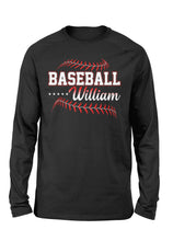 Load image into Gallery viewer, Personalized baseball shirt and hoodie for men and women gift