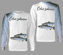 Load image into Gallery viewer, Coho salmon fishing full printing