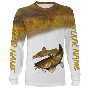 Flathead Catfish fishing customize name all over print shirts personalized gift NQS209