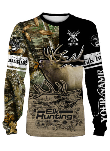 Best elk hunting custom name full printing shirts personalized gift - TATS3