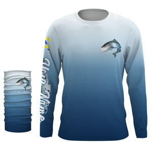 Salmon fishing custom name with funny Salmon ChipteeAmz's art UV protection shirts AT027