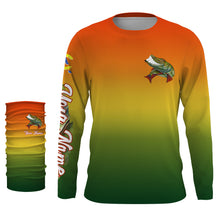 Load image into Gallery viewer, Musky fishing custom name with funny Muskie ChipteeAmz&#39;s art UV protection shirts AT025