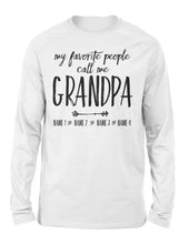 Load image into Gallery viewer, Grandpa personalized shirts