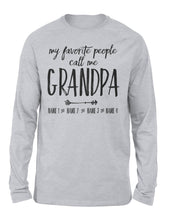 Load image into Gallery viewer, Grandpa personalized shirts