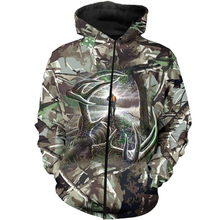 Load image into Gallery viewer, Deer hunting camo mens clothes 3D all over print shirt coat, long sleeve plus size NQS90 PQB