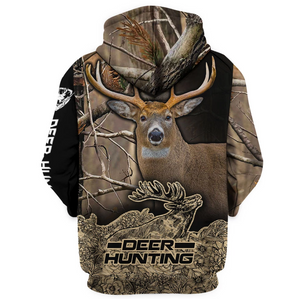 Deer Hunting camo clothes mens womens all over print t shirt, hoodie plus size NQS97 PQB