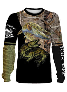Musky fishing shirts personalized custom fishing shirts PQB6