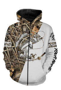 Red Snapper Personalized fishing tattoo camo all-over print long sleeve, T-shirt, Hoodie, Zip up hoodie - FSA4W