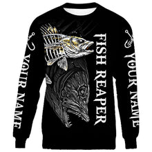 Load image into Gallery viewer, Fish reaper personalized your name full printing shirt, hoodie, zip up hoodie