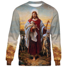 Load image into Gallery viewer, Jesus christmas shirts Jesus the good shepherd clothes