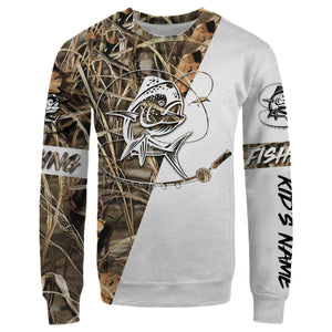 Mahi mahi Personalized fishing tattoo camo all-over print long sleeve, T-shirt, Hoodie, Zip up hoodie - FSA5W