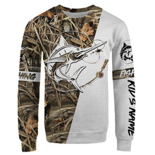 Load image into Gallery viewer, Swordfish personalized fishing tattoo full printing shirt, hoodie, long sleeves