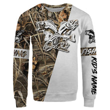 Load image into Gallery viewer, Personalized trout bass walleye fishing tattoo full printing shirt and hoodie - TATS10