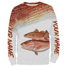 Load image into Gallery viewer, Redfish Puppy Drum fishing customize name all over print shirts personalized gift NQS204