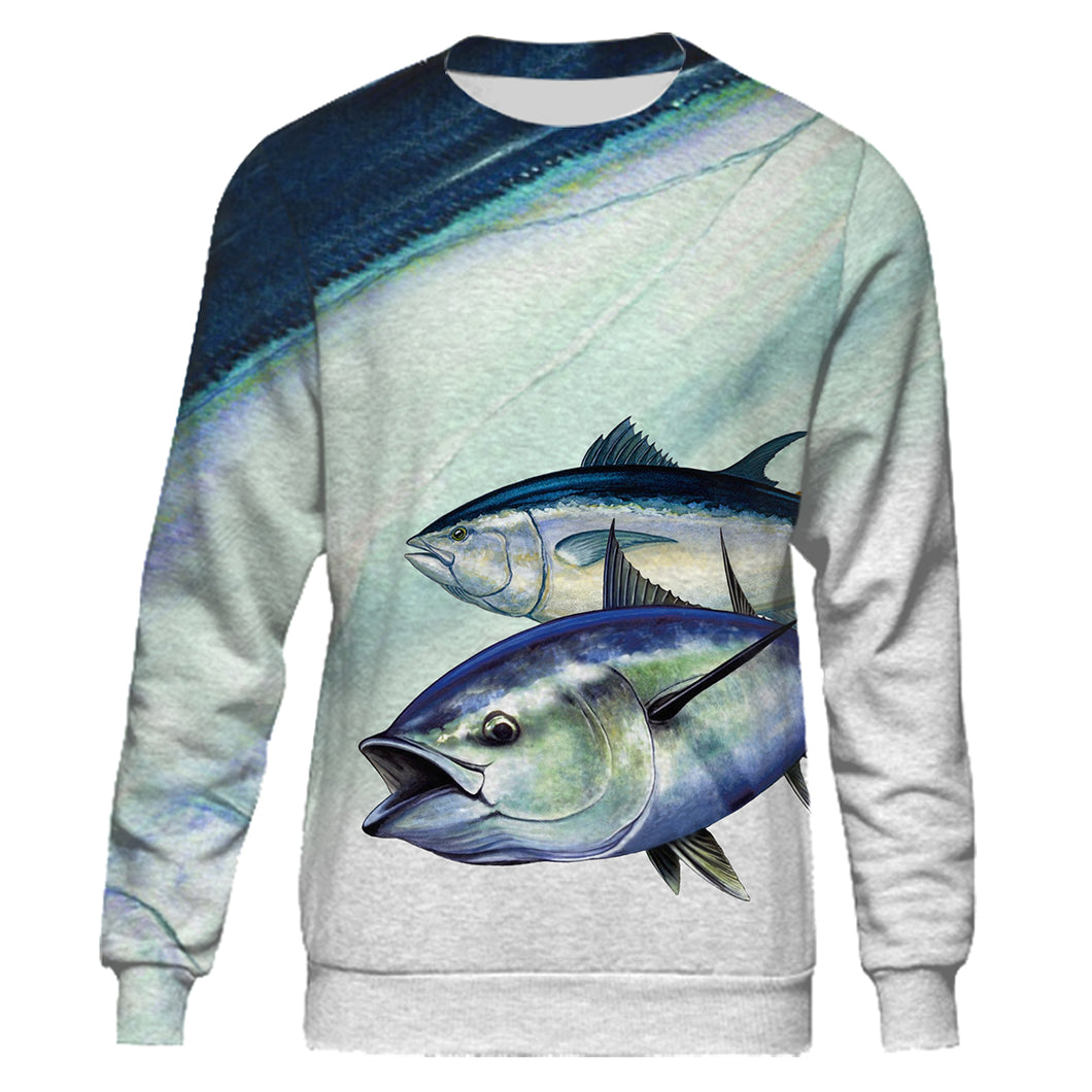 Tuna fishing all-over print shirts