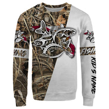 Load image into Gallery viewer, Personalized snook redfish flounder fishing camo Florida full printing shirts, hoodie - TATS13