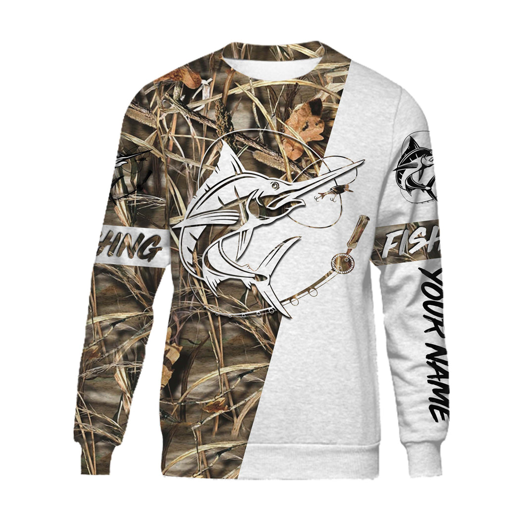 Swordfish personalized fishing tattoo full printing shirt, hoodie, long sleeves
